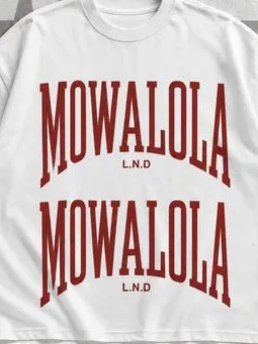 Mowalola L.N.D White Graphic T-Shirt